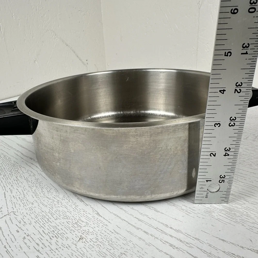 Luster Craft Cookware 3-Ply Stainless Steel High Dome Lid For 6 Qt Stock‎ Pot